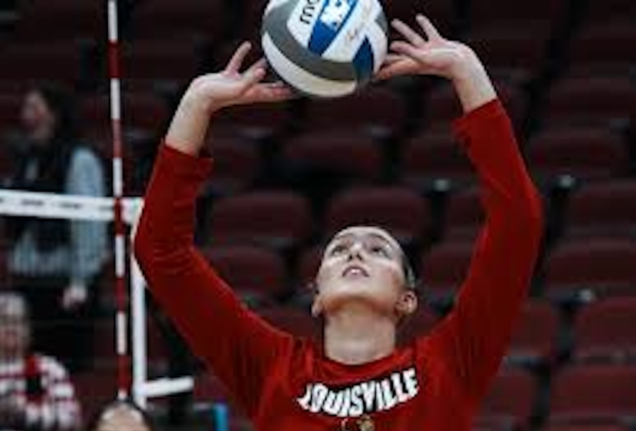 Setting a volleyball
