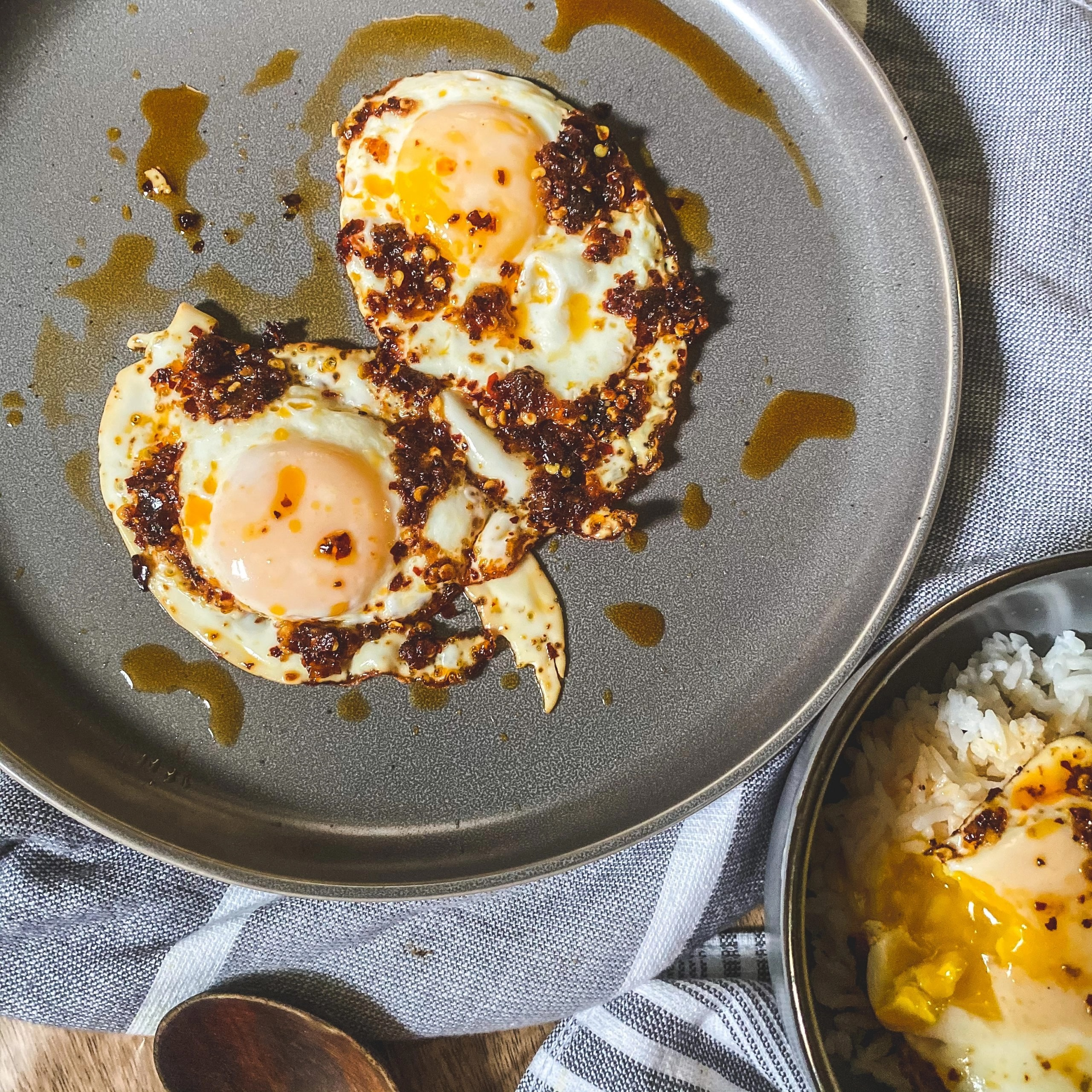 chili oil egg